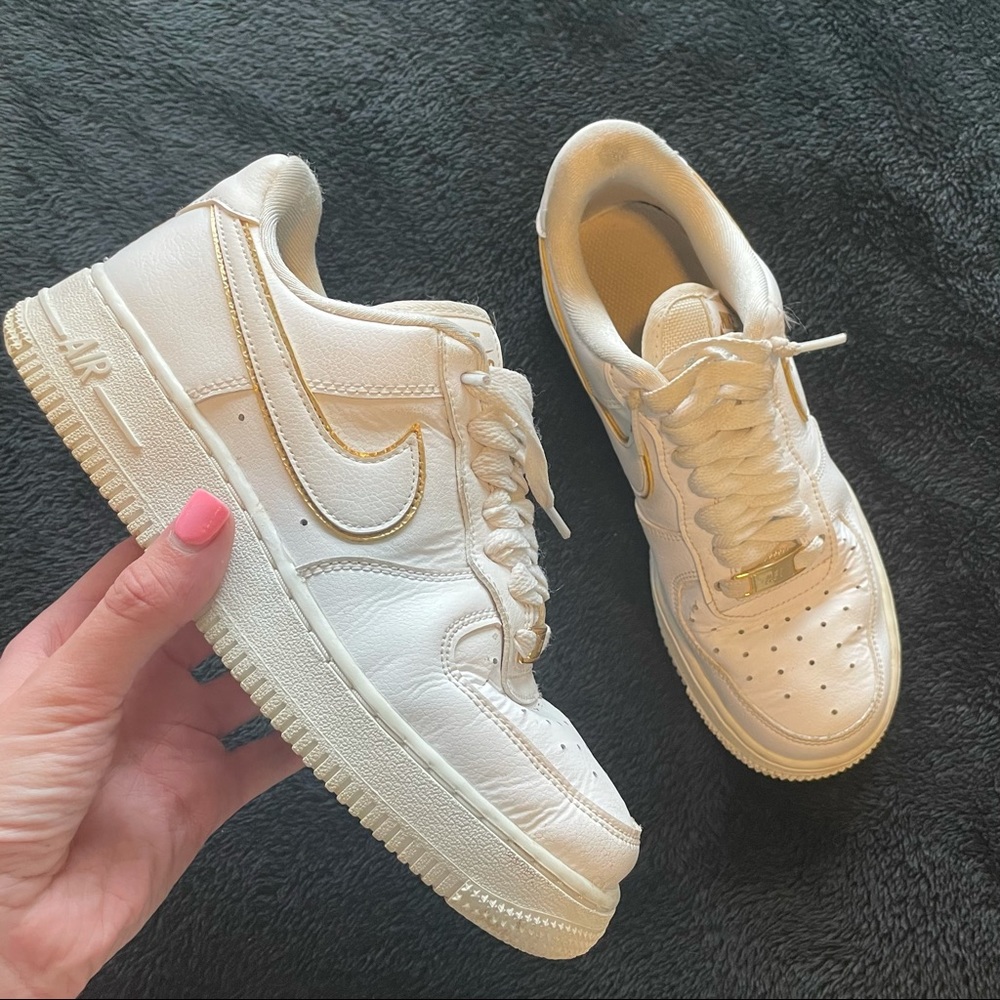 Nike Air Force Gold Size 6 Women